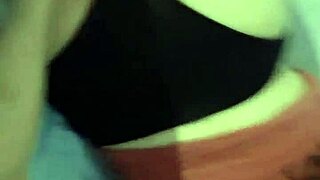 Leggy Latina's backside gets licked