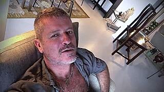 Gay facial scene with big dick