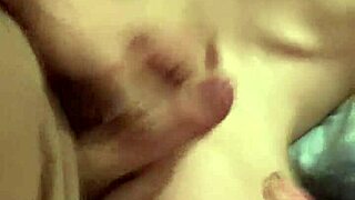 Cum on face and tongue lover