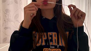 Hey, wanna hear my ASMR licking while I give jerk-off tips?