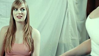 Blonde bombshell uses toy for wild ride