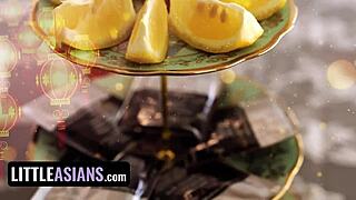 Steamy tea ceremony mishap