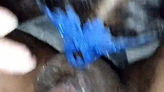 Young and amateur couple enjoys rough sex with a hairy beaver