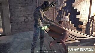 Lucky mummy gets steamy blowjob