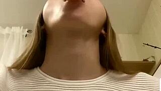 Hot Girl Sucking Cock and Riding Dildo With Fierce Energy