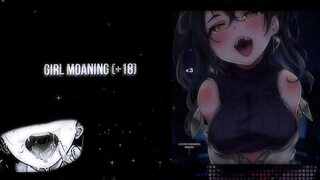 A sexy woman moaning while she masturbates