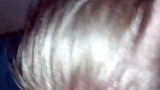 Coworker gives oral pleasure at home