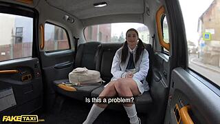 Fake Taxi driver enjoys hot teen Jenny Doll craving big rides