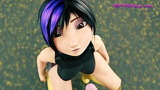 MILF gets mouth dirty animated