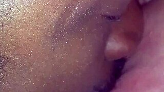 Sucking on pussy as if it is the last one available