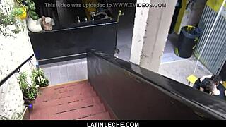 LatinLeche - Sexy Latino Boy COVERED in Cum by Four Hung Studs!