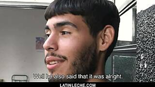 LatinLeche - Sexy Latino Boy COVERED in Cum by Four Hung Studs!