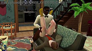 Three gay men engage in sex