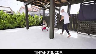 Wild teen Harlow West gets slammed