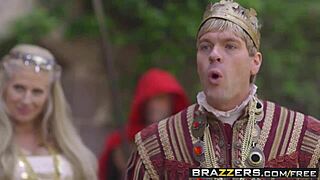 Brazzers parody with Peta Jensen and Marc Rose. Storm of Kings delivers hardcore anal action.