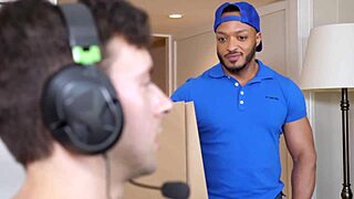 Anal sex with delivery driver surprise