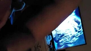 Provocative woman likes man's cock