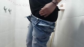 Bathroom tryst with gay men