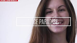 Beautiful Canadian girl squirts during her first adult audition