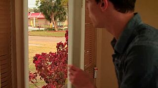 Escort step sister Fifi Foxx takes a wild ride with a messy facial finish