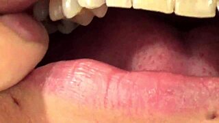 Gummy Bears Fill Fifi's Mouth