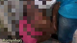 Cheating Latina gets cum in mouth