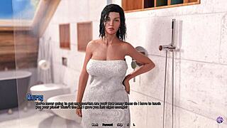 3D animated porn featuring busty step-sis and monster cock