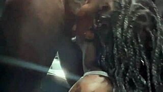 Ebony guy gets roadhead delight