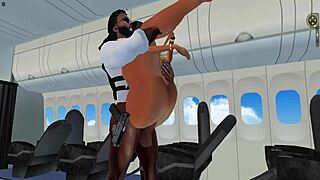 Black Cop: Will He Search and Screw Muslim Woman on This Airplane?