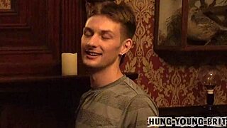 Rough gang bang for arrogant guy