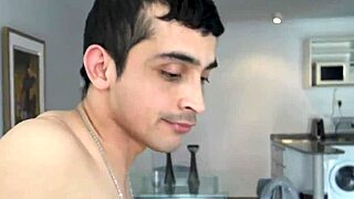 Gay Latino gets a facial