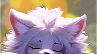 Furry hentai slut gets creampied