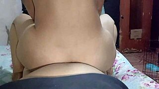 Small boobed Peruvian beauty gets hard riding and creampie