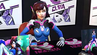 I Can't Stop Craving D.Va's Wild Cartoon Ass and Blowjob Skills Every Night