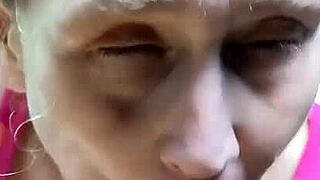 Flirty SW Couple Spits and Swallows Cum During Public Car Blowjob