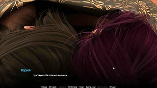 3D animated threesome with big-boobed babes and big-assed brunette in hardcore action