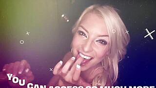 Brunette gets face fucked tightly