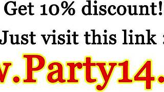 European party girls give head