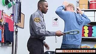 SayUncleNetwork Com - Blonde Jock’s Ass Taken Doggystyle by BBC Officer