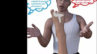 3D comic for foot fetishists