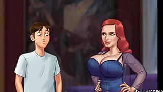 Stepmom's steamy encounter with delivery guy