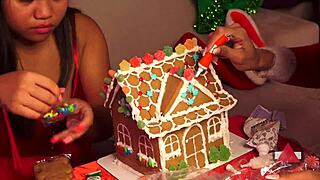 Christmas cookie fight breaks out