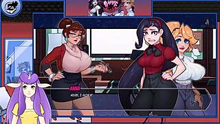 Lesbian vampires in animated porn