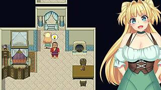 Married woman Monica in hot anime porn game