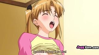 Step-sis gets off in anime