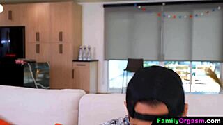 Familyorgasm - Stepdad exposes cock to sweet stepdaughter in shocking skirt scene. What’s next?