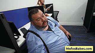horny office milf sasha pearl gets naughty