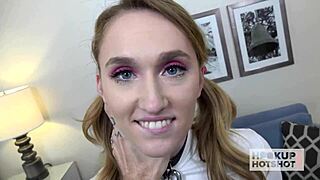 collared slut victoria gracen rides raw and rough with wild energy