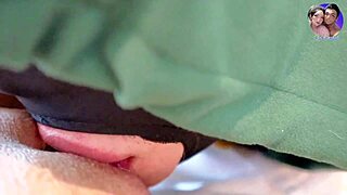horny housewife screamed as her wet pussy got devoured in hotel