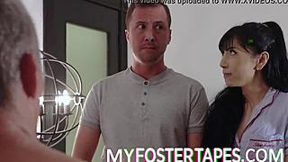 New foster stepmom Becky Bandini eagerly bangs foster daughter Judy Jolie! 😍